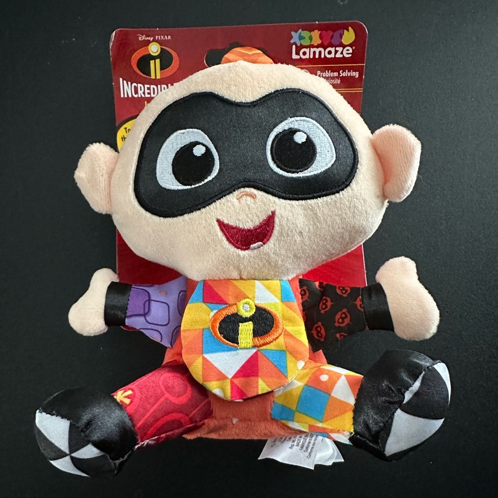 Lamaze Incredibles Baby Jack Jack Colorful Superhero Plush Toy